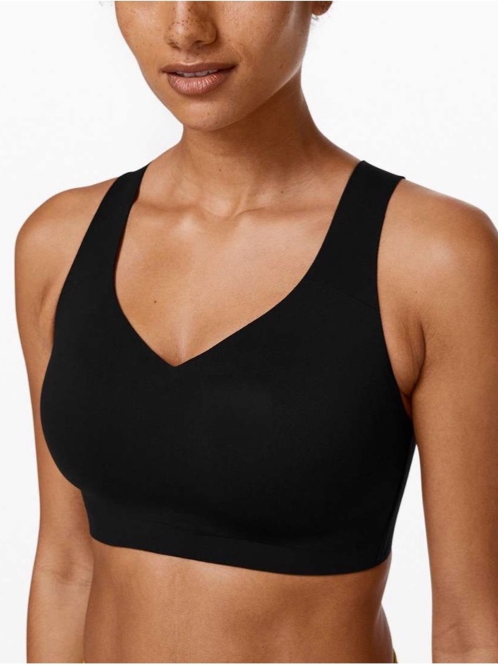 lululemon athletica Black V-Neck Sports Bra